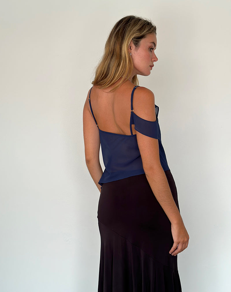 Afbeelding van Davila Top in Chiffon Ocean Storm