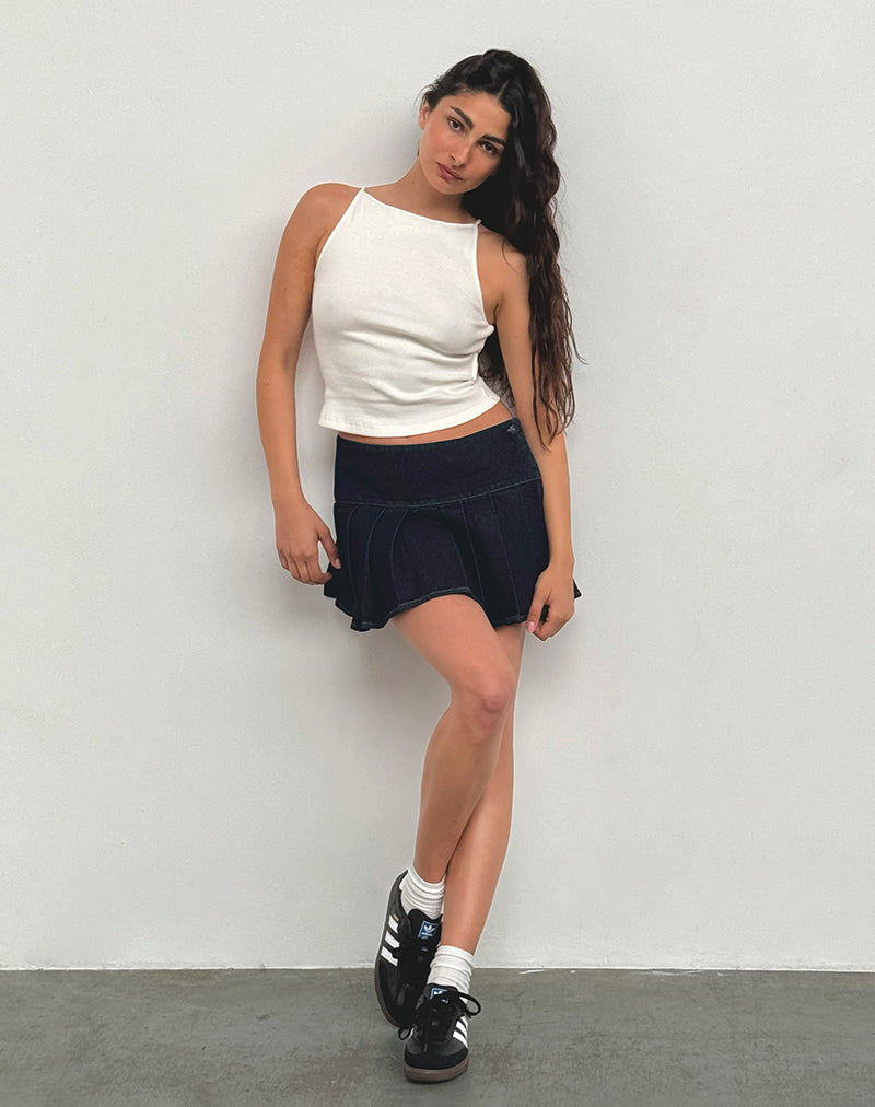 Afbeelding van Casini minirok in indigo