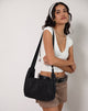 Afbeelding van Boa Sling Bag in Zwart met Gesp
