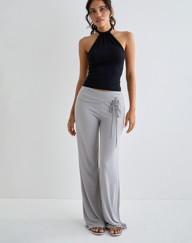 Afbeelding van Donata broek in grijs met riem