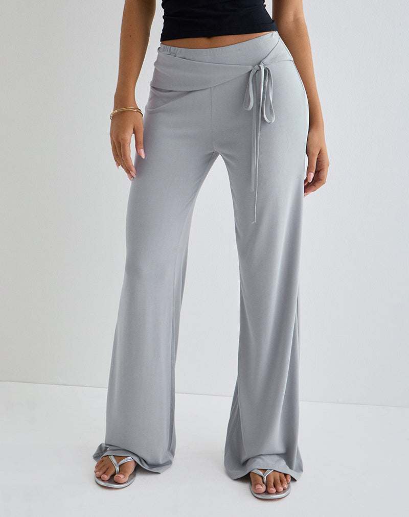 Donata broek in grijs met riem