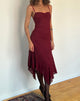 Afbeelding van Drusilla Midi Dress in Rose Lace Burgundy