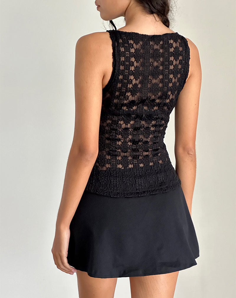 Afbeelding van Dudley Top in Regal Lace Zwart