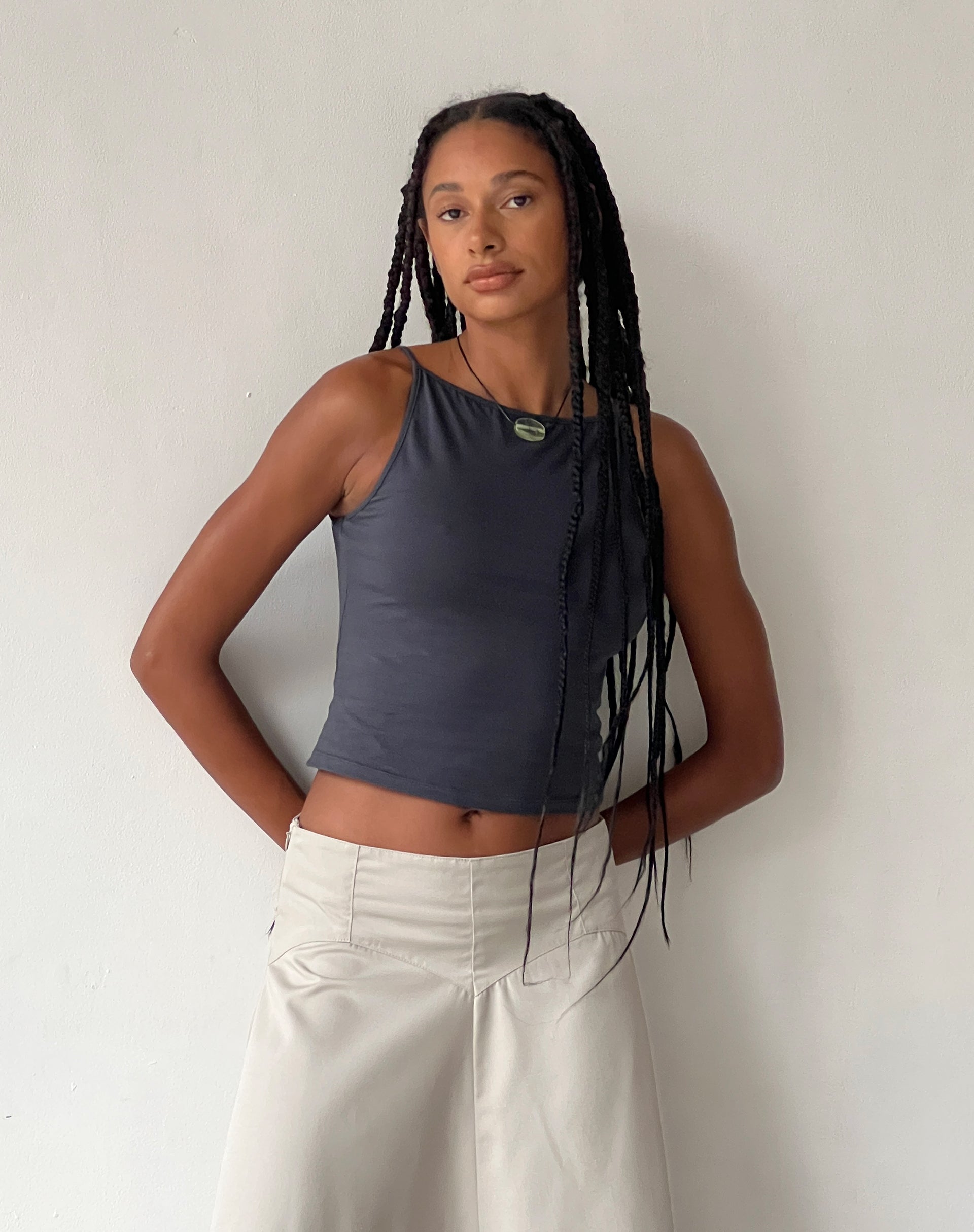 Afbeelding van MOTEL X JACQUIE Dudley Vest in Ocean Storm