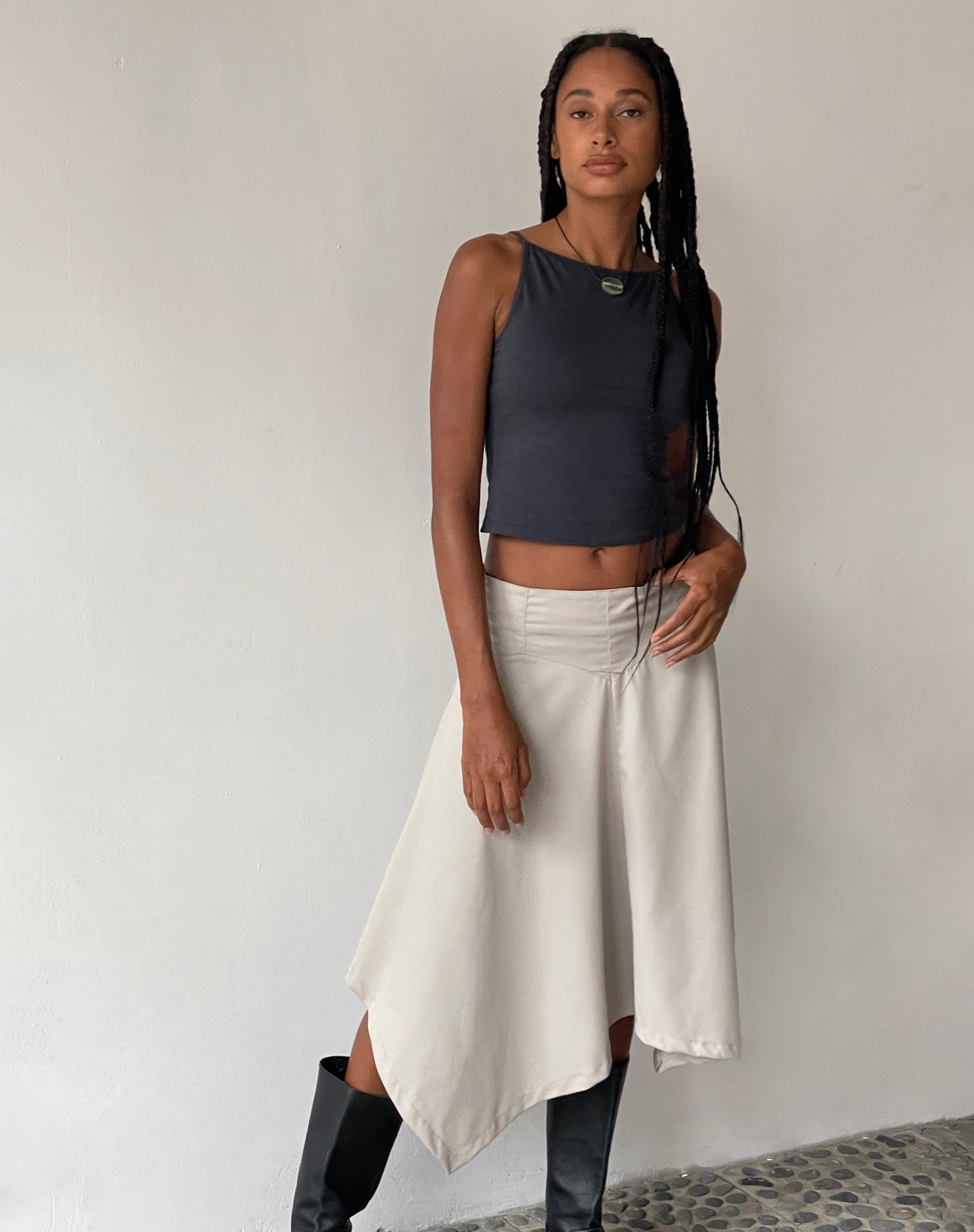 Afbeelding van MOTEL X JACQUIE Dudley Vest in Ocean Storm