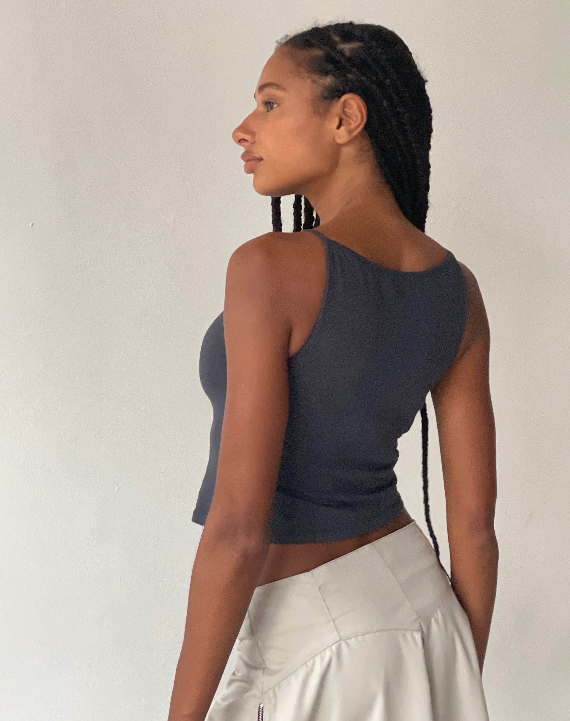 Afbeelding van MOTEL X JACQUIE Dudley Vest in Ocean Storm