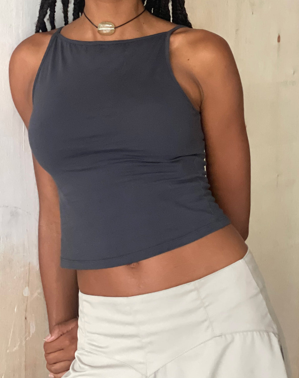 MOTEL X JACQUIE Dudley Vest in Oceaan Storm