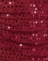Pailletten breisel bordeaux