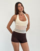 Afbeelding van Elagia Top in Sheer Texture Ivoor
