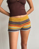 Afbeelding van Nikaya Knit Shorts in Multi Stripe Sunset