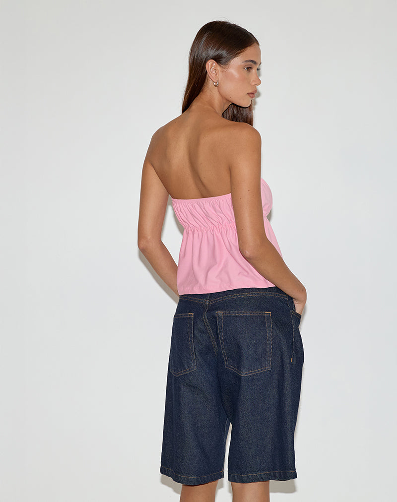 Afbeelding van Ender Bandeau Top in Rayon Ballet Roze