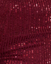 Drape Mini Pailletten Maroon