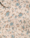 Blauw Bloemen Ivoor