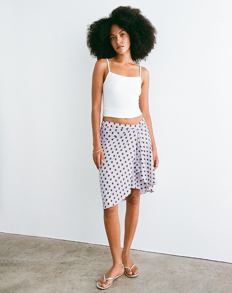 Afbeelding van Esmeray Midi rok in Retro Polka Dot