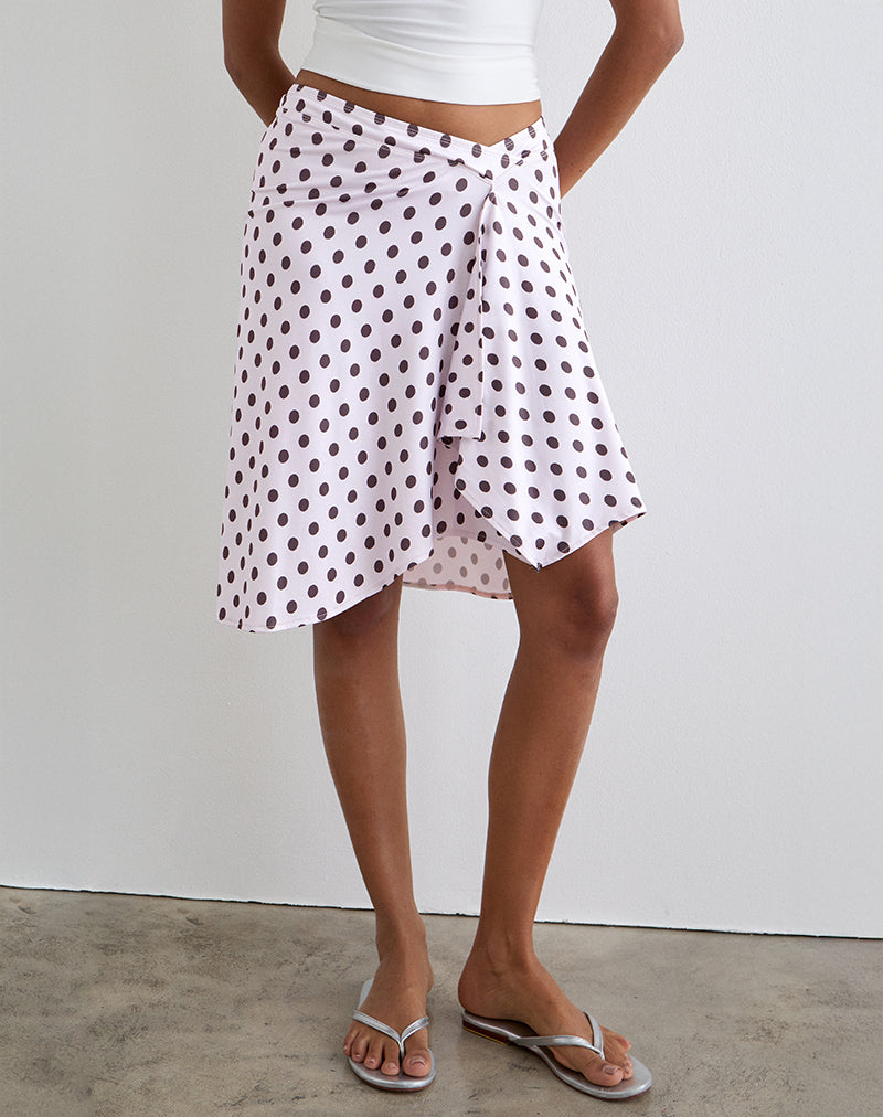 Esmeray Midi-rok in Retro Polka Dot