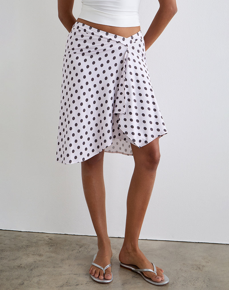 Esmeray Midi-rok in Retro Polka Dot
