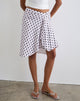 Afbeelding van Esmeray Midi rok in Retro Polka Dot