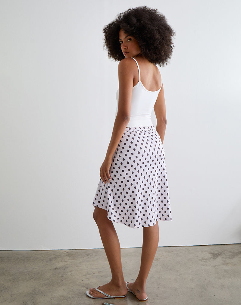 Afbeelding van Esmeray Midi rok in Retro Polka Dot