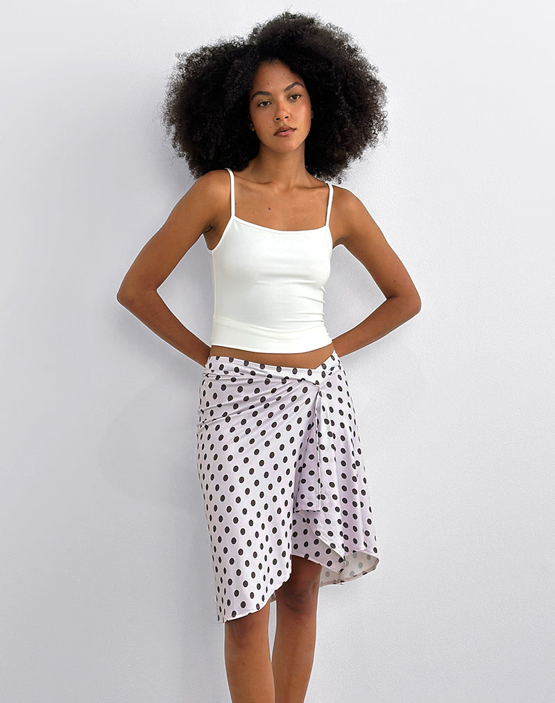 Afbeelding van Esmeray Midi rok in Retro Polka Dot