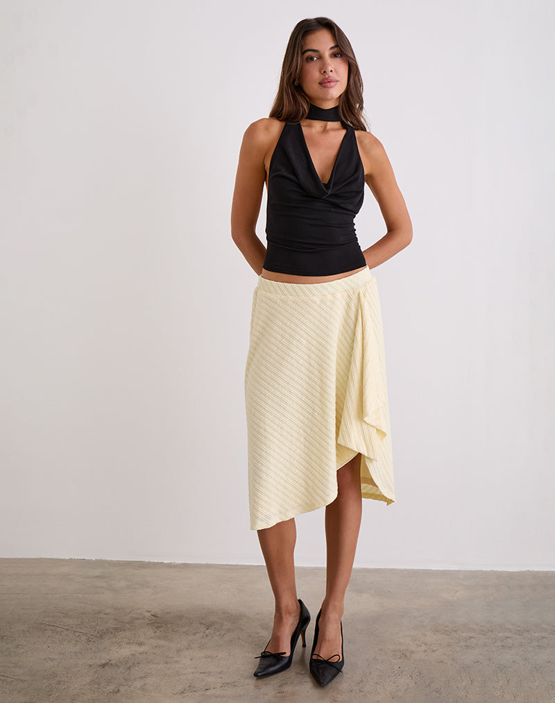 Image Esmeray Midi rok in gebreide boterroom