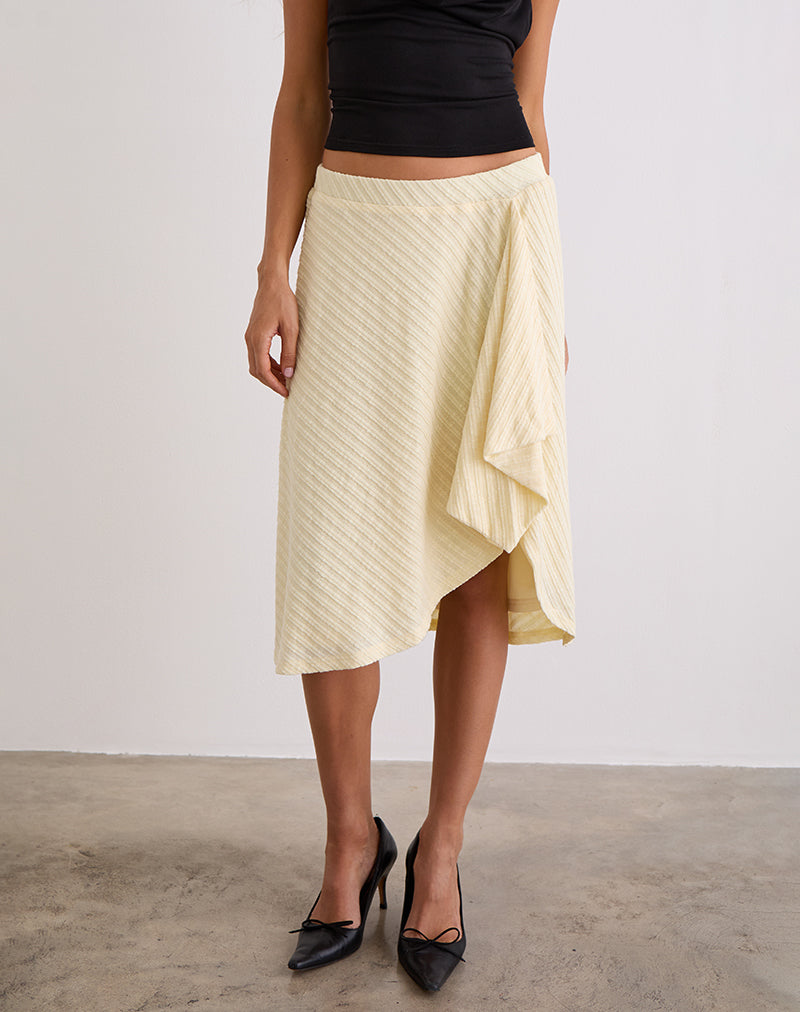 Esmeray Midi rok in gebreide boterroom