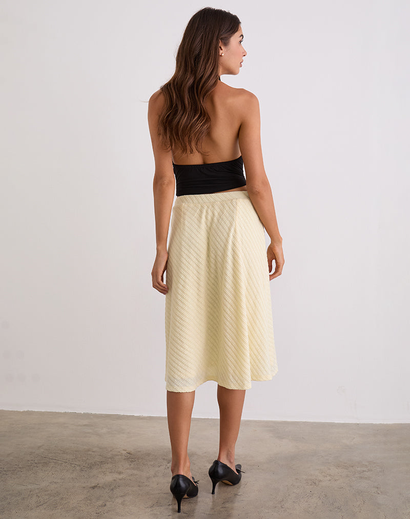 Image Esmeray Midi rok in gebreide boterroom
