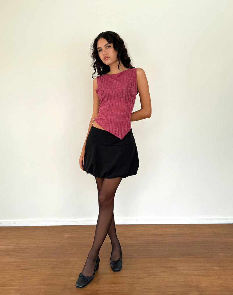 Etta Vest Top in Bourgondië