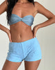 Afbeelding van Eunia Korte Broek in Hibiscus Terry Lichtblauw