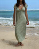 Afbeelding van Eviaso Midi Dress in Ditsy Mix Floral Groen