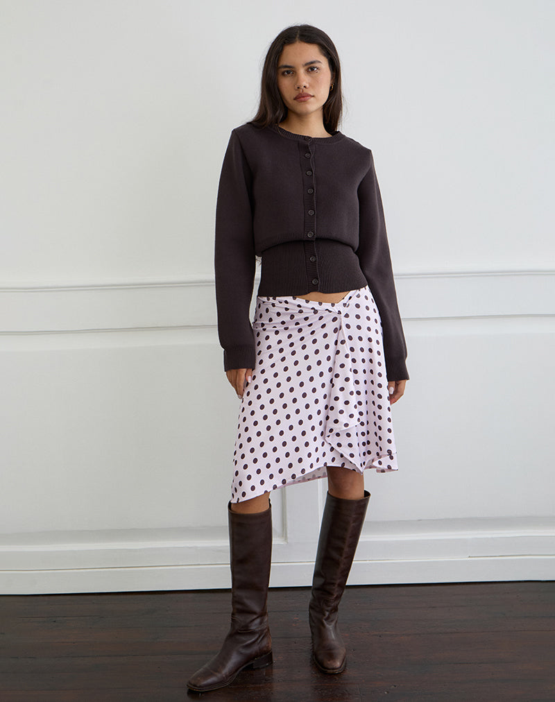 Afbeelding van Esmeray Midi rok in Retro Polka Dot