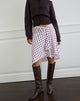 Afbeelding van Esmeray Midi rok in Retro Polka Dot