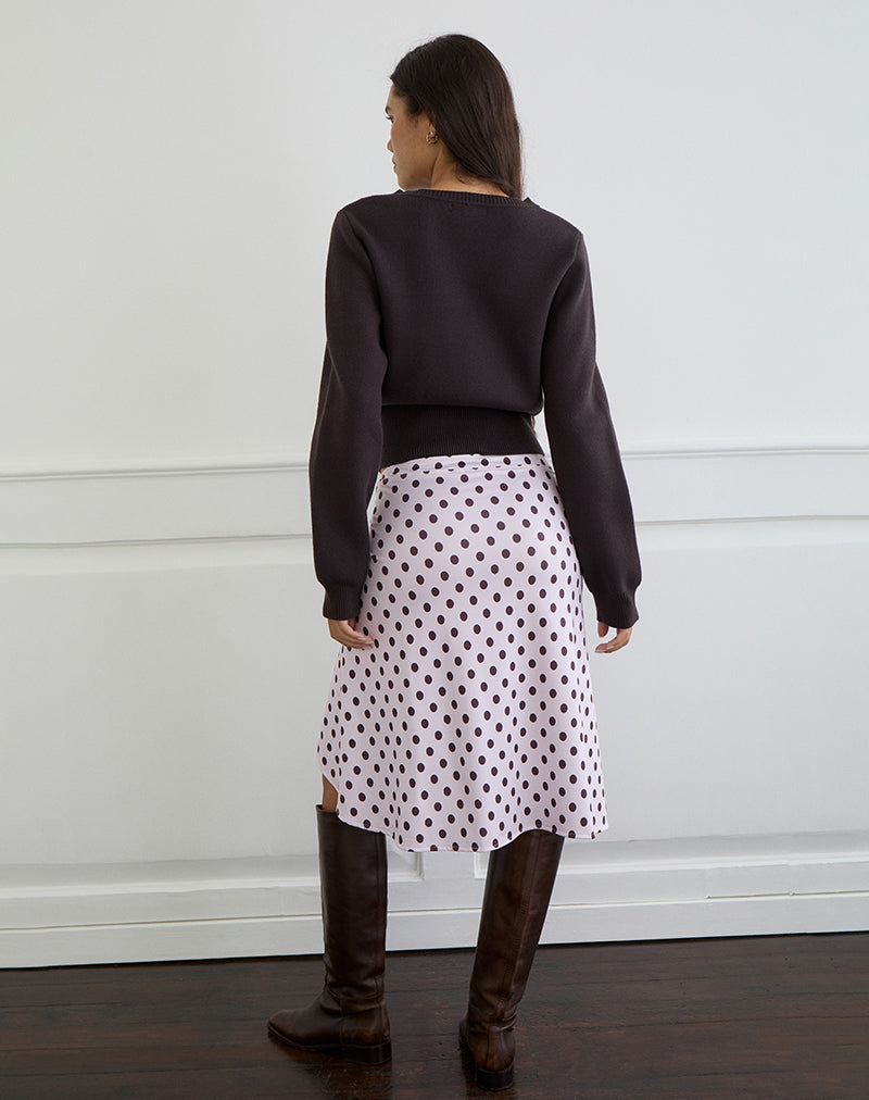 Afbeelding van Esmeray Midi rok in Retro Polka Dot