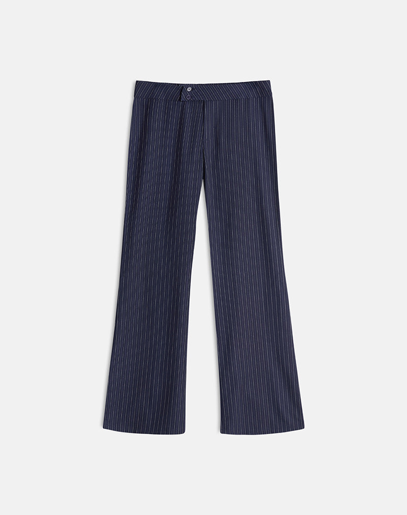 Afbeelding van Falita-broek in Tailoring Navy Stripe