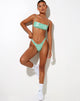 Afbeelding van Farida Bikinibroekje in 70s Ripple Green