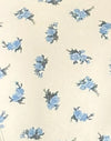Blauwe Cluster Bloemen met Picot Biezen