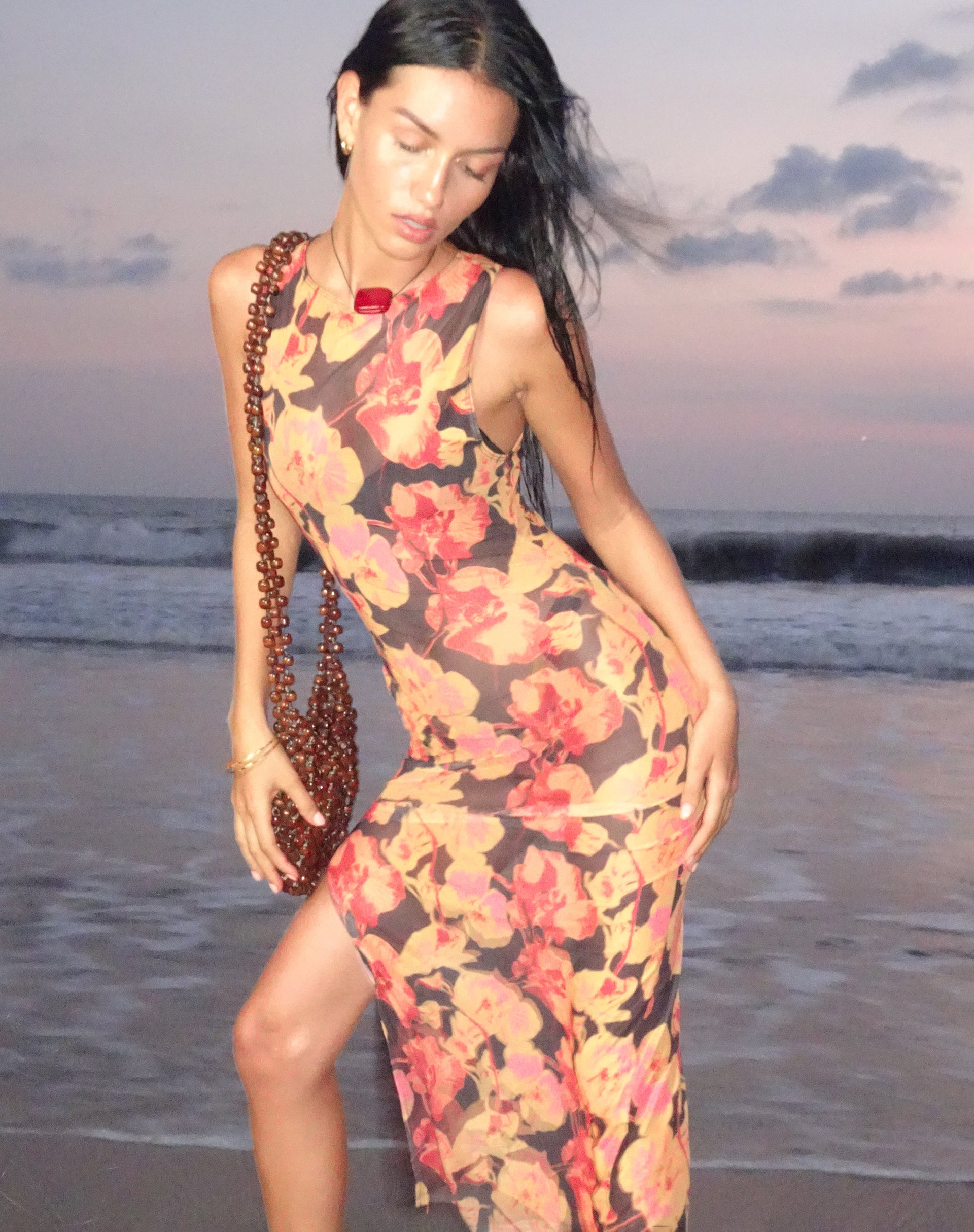 Afbeelding van Farsha Maxi Dress in Orchid Sunset