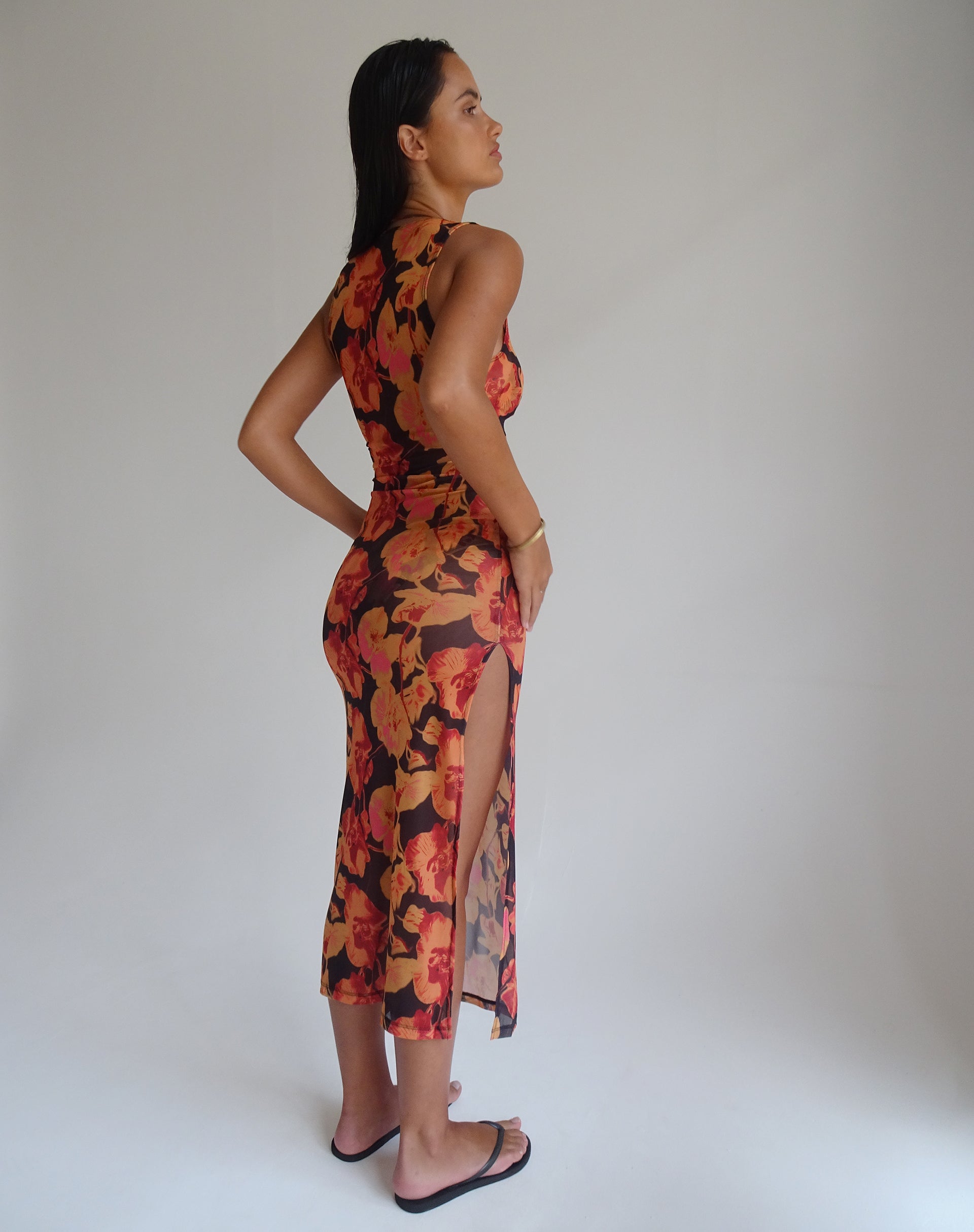 Afbeelding van Farsha Maxi Dress in Orchid Sunset