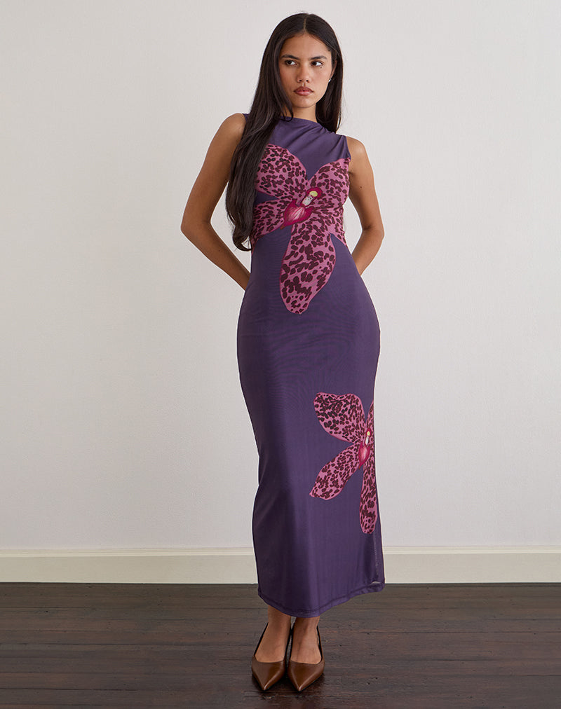Image of Fayola Maxi Dress in Vibrant Orchid Purple