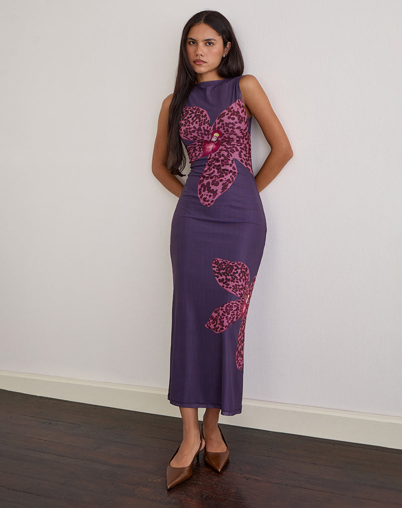 Image of Fayola Maxi Dress in Vibrant Orchid Purple