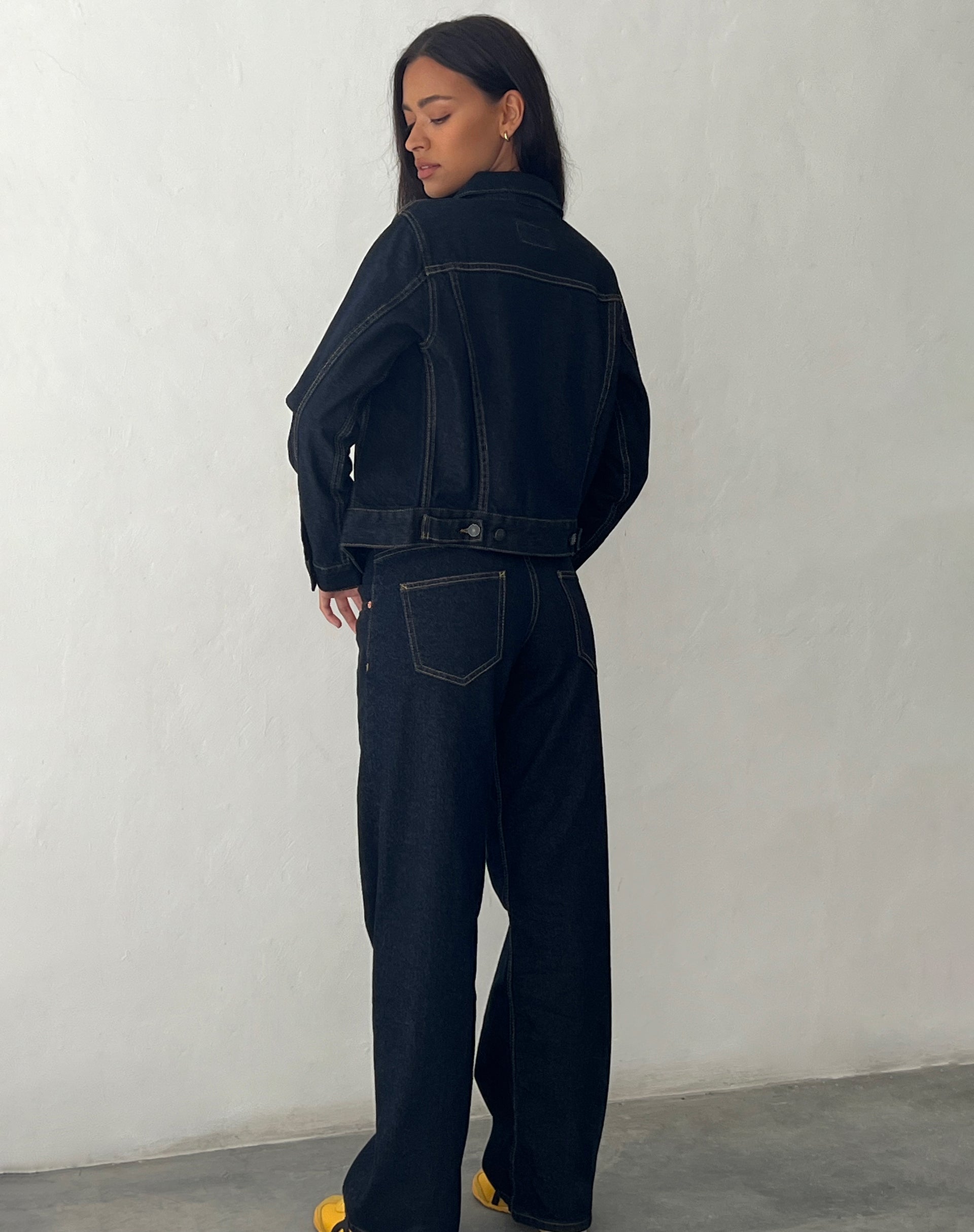 Afbeelding van Fitted Denim Jacket in Indigo