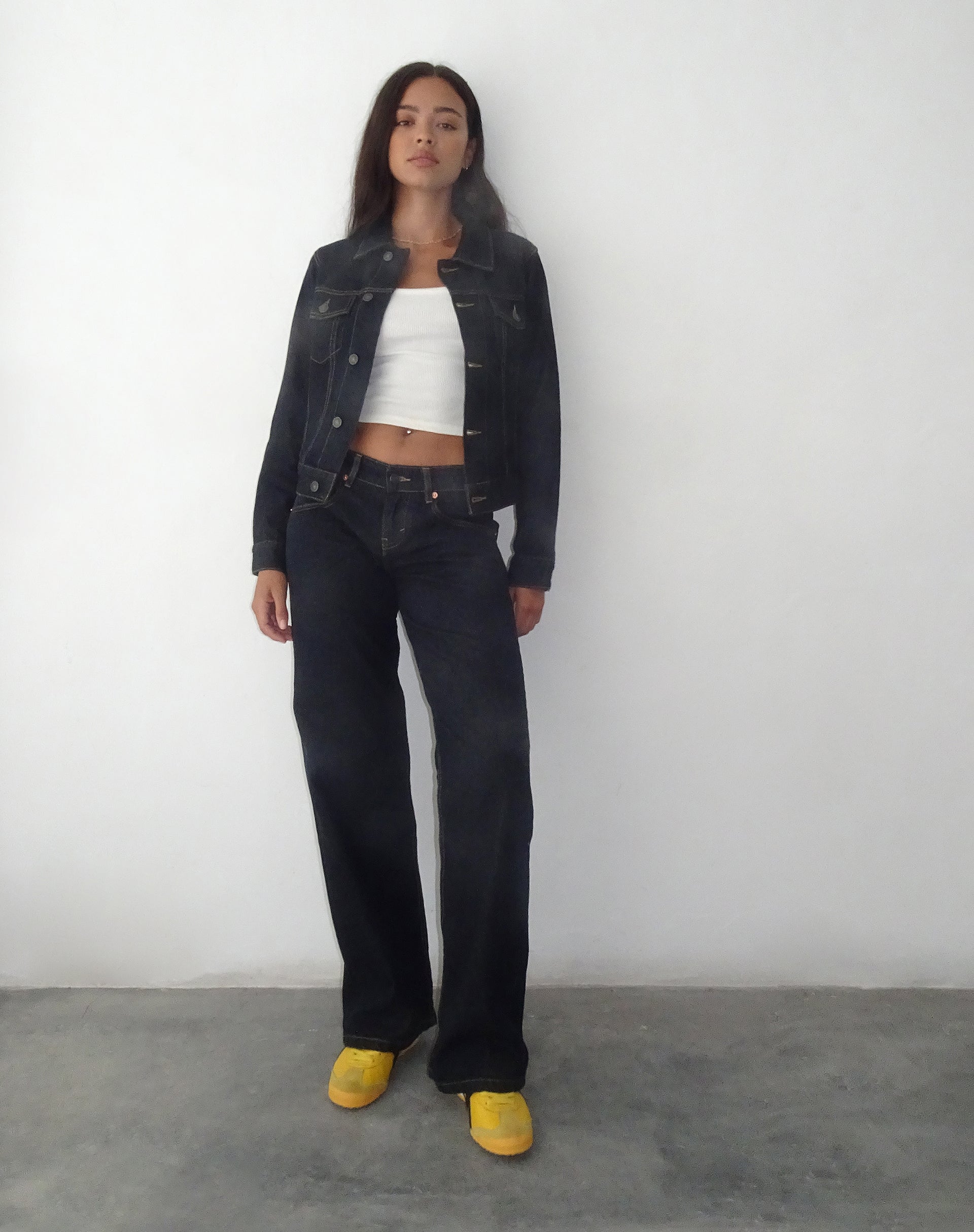 Afbeelding van Fitted Denim Jacket in Indigo