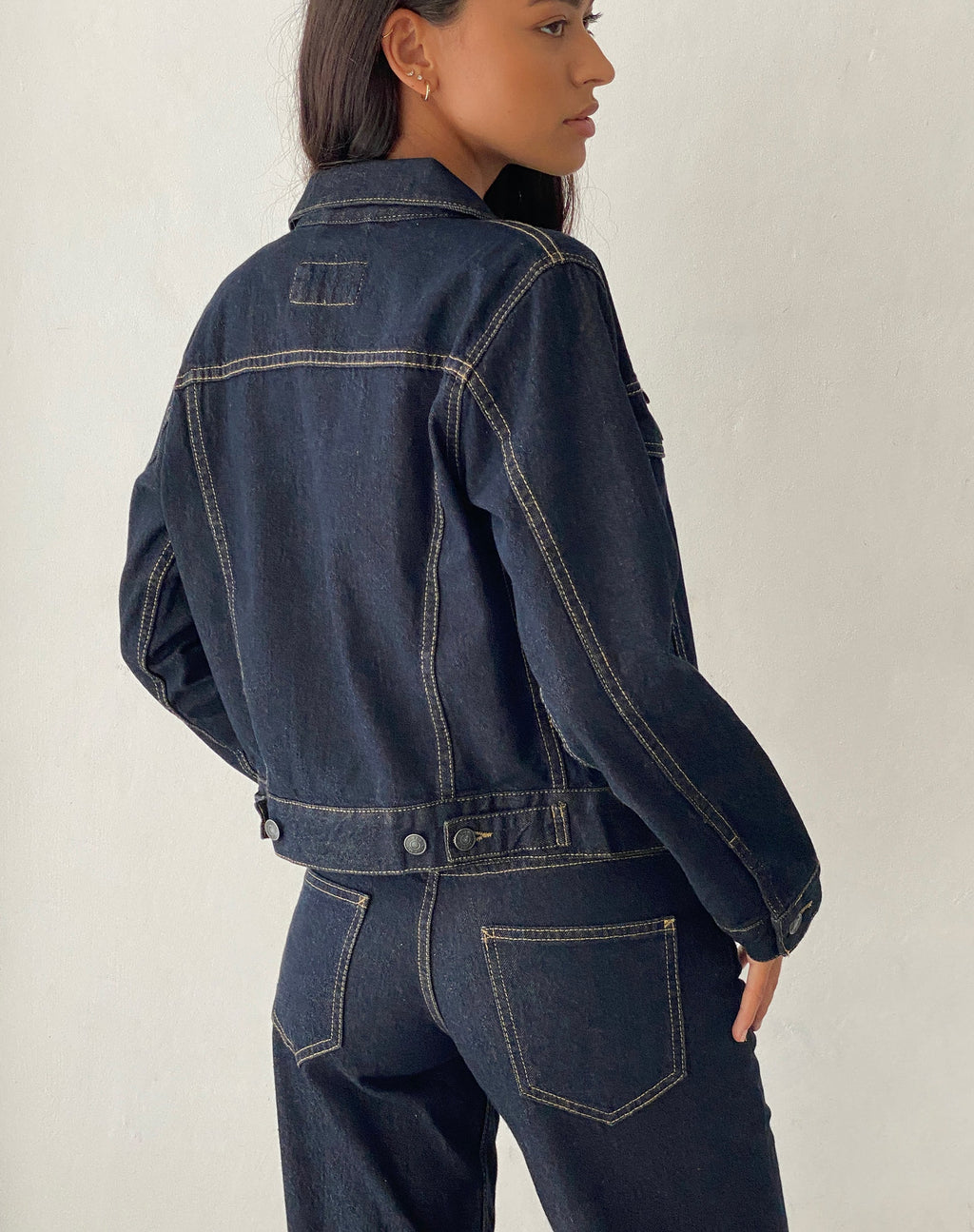 Denim jasje in Indigo