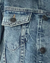 Vintage blauw wassen