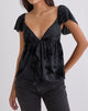 Image of Fonzie Cami Top in Burnout Velvet Grey