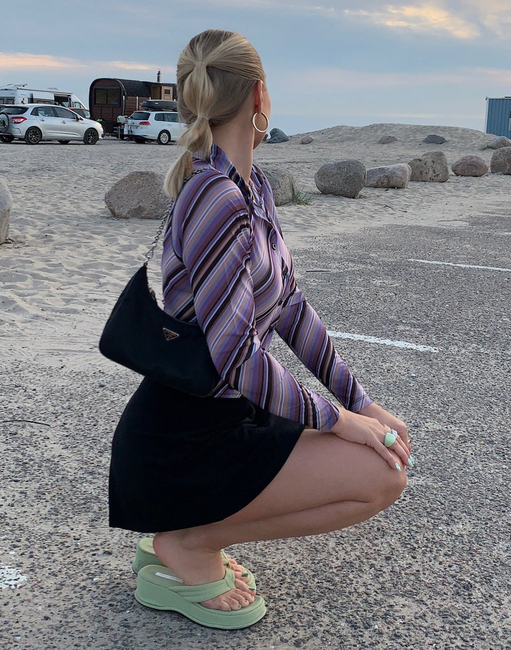 Kelly-shirt in 70's Diagonaal