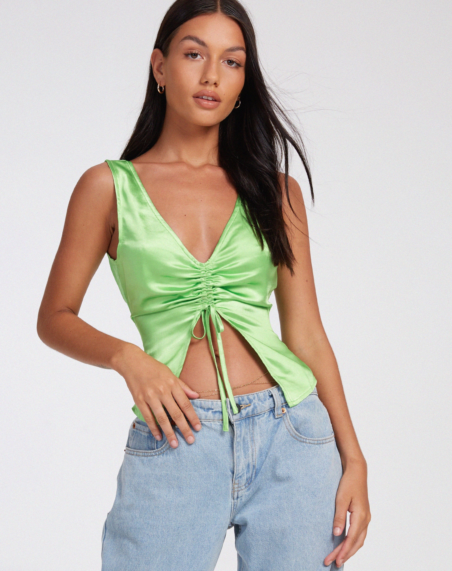 Afbeelding van Gafnit Cami Top in Jasmine Green