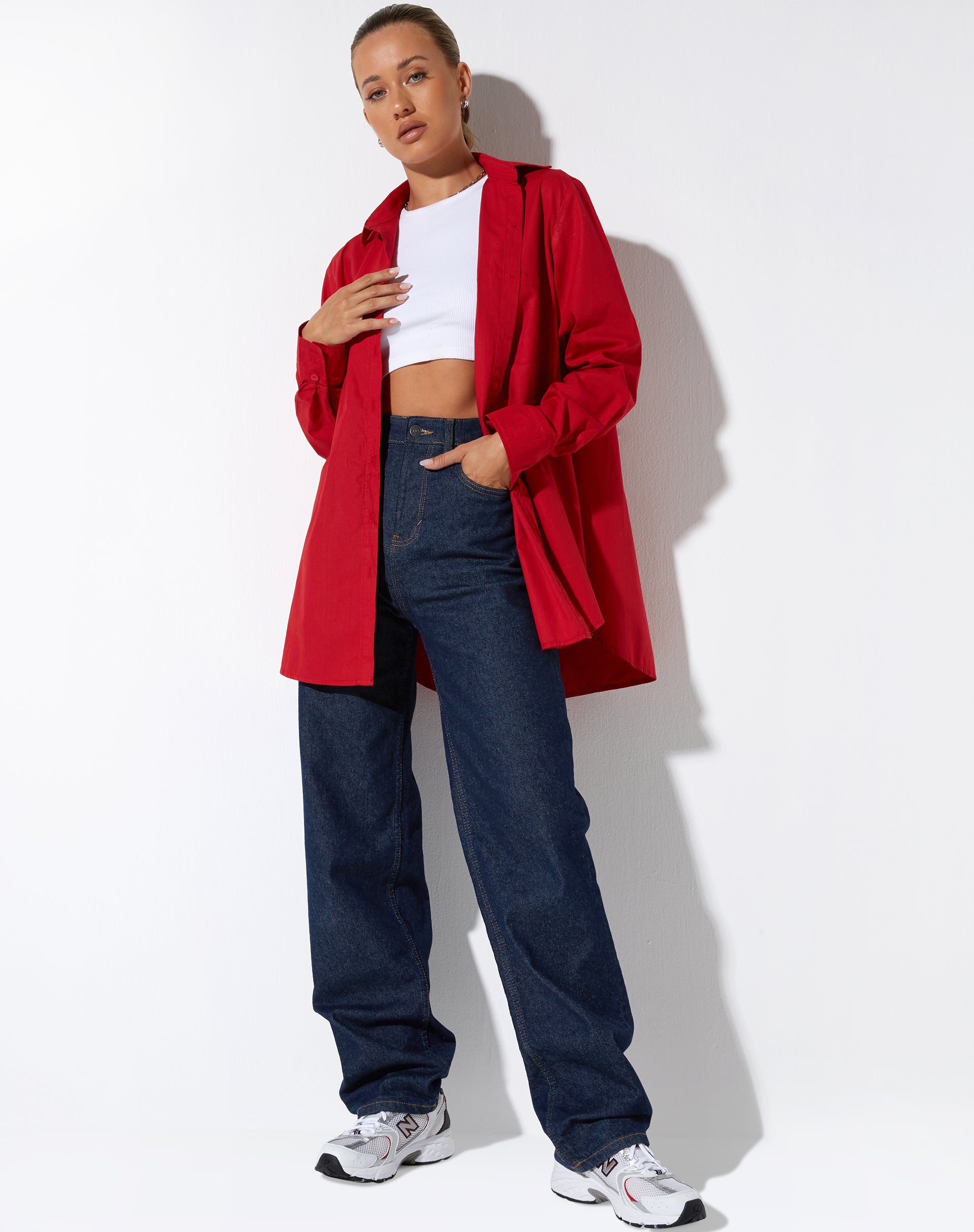 Afbeelding van Gane Shirt in Racing Red