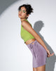 Afbeelding van MOTEL X OLIVIA NEILL Midang Minirok in Crepe Lavendel