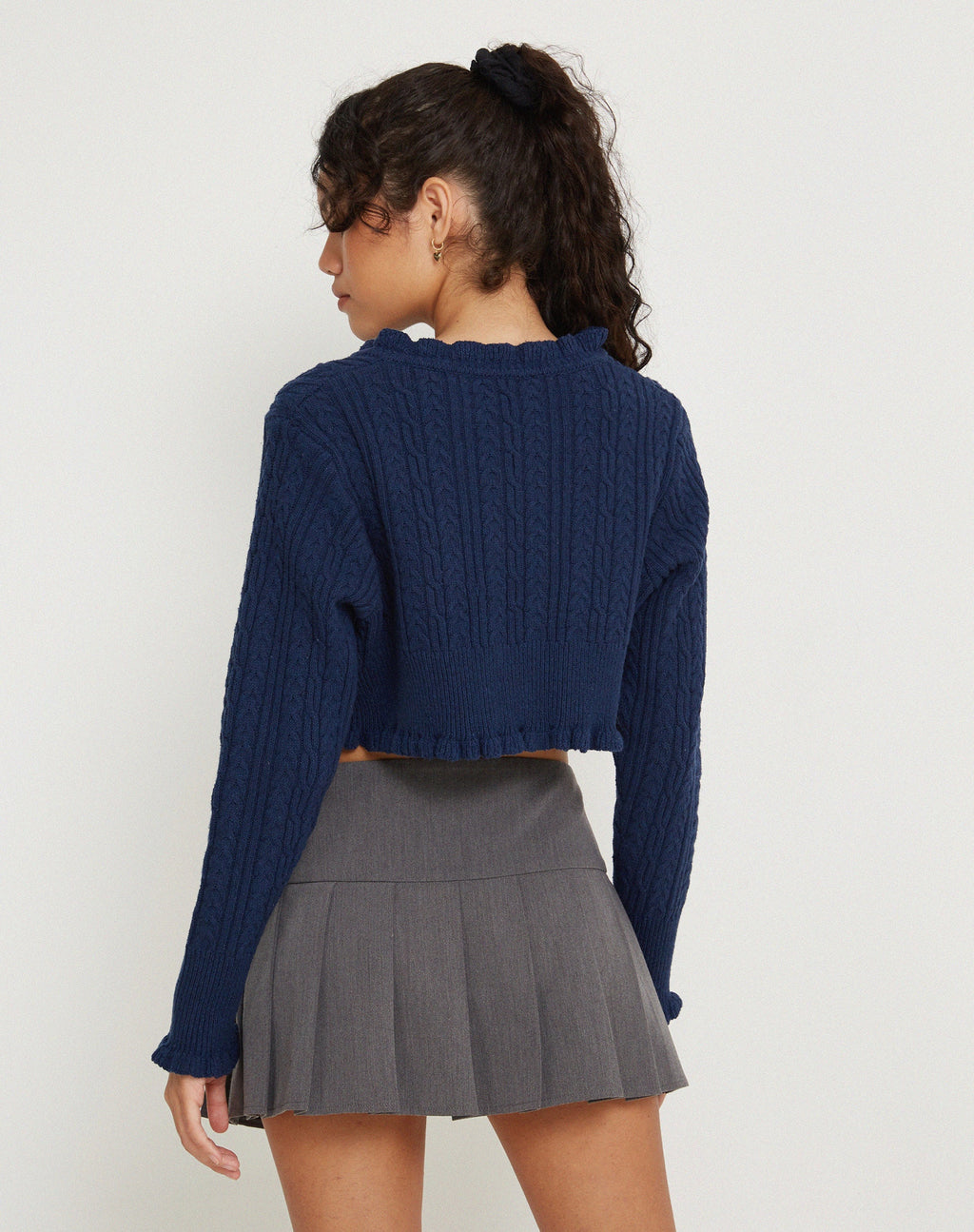 Yasona Cardi in marineblauw