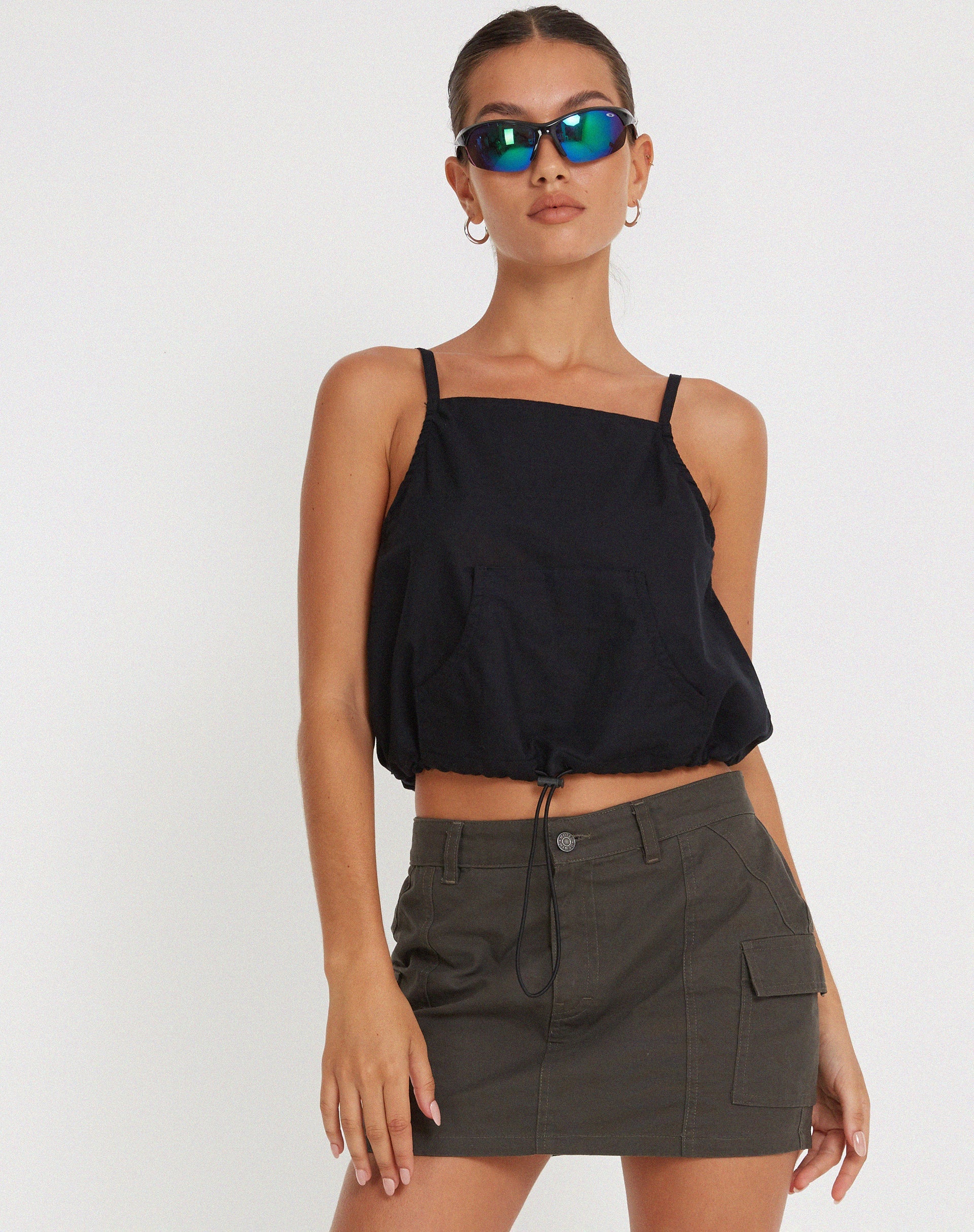 Afbeelding van Gret Crop Top in Zwart